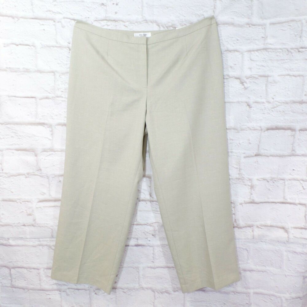 Jones Studio Beige Classic Fit Pants Size 22W New!